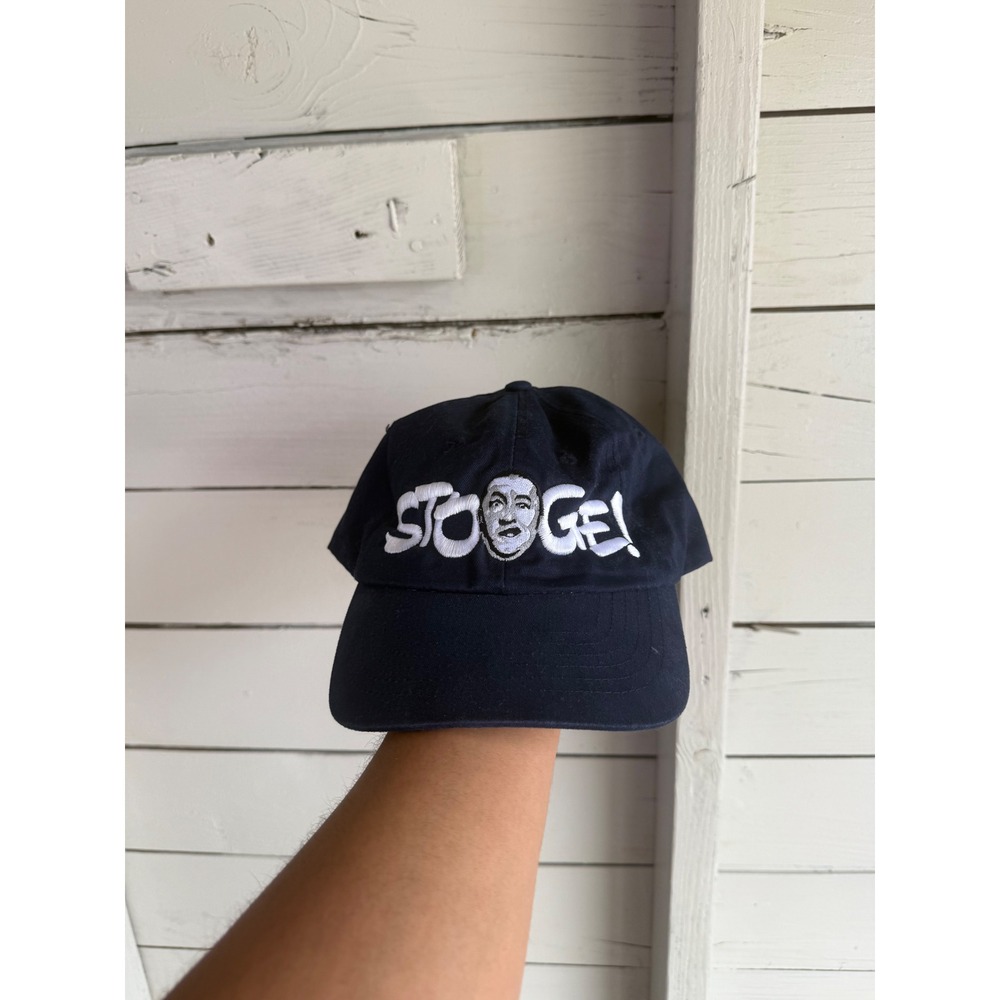 NBC Experience Store Stooge Navy Blue Embroidered Adjustable Baseball Hat Cap